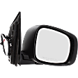 2016 Chrysler Town & Country S - Passenger Side Mirror, Power Adjust, Heated, Textured Black, Manual Folding, No Signal Light, No Blind Spot Feature, No Memory, No Puddle Light, No Auto-Dimming