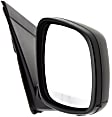 2016 Chrysler Town & Country S - Passenger Side Mirror, Power Adjust, Heated, Textured Black, Manual Folding, No Signal Light, No Blind Spot Feature, No Memory, No Puddle Light, No Auto-Dimming