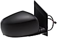 2016 Chrysler Town & Country S - Passenger Side Mirror, Power Adjust, Heated, Textured Black, Manual Folding, No Signal Light, No Blind Spot Feature, No Memory, No Puddle Light, No Auto-Dimming