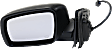 2018 Dodge Journey GT - Driver Side Mirror, Power Adjust, Heated, Textured Black, Manual Folding, No Signal Light, No Blind Spot Feature, No Memory, No Puddle Light, No Auto-Dimming