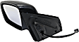 2018 Dodge Journey GT - Driver Side Mirror, Power Adjust, Heated, Textured Black, Manual Folding, No Signal Light, No Blind Spot Feature, No Memory, No Puddle Light, No Auto-Dimming