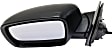 2018 Dodge Journey GT - Driver Side Mirror, Power Adjust, Heated, Textured Black, Manual Folding, No Signal Light, No Blind Spot Feature, No Memory, No Puddle Light, No Auto-Dimming
