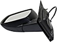 2018 Dodge Journey GT - Driver Side Mirror, Power Adjust, Heated, Textured Black, Manual Folding, No Signal Light, No Blind Spot Feature, No Memory, No Puddle Light, No Auto-Dimming