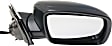 Passenger Side Mirror, Power Adjust, Manual Folding, Heated, Textured Black, No Signal Light, No Memory, No Puddle Light, No Auto-Dimming, No Blind Spot Feature