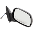 Passenger Side Mirror, Power, Manual Folding, Heated, Textured Black, No Signal Light, No Memory, No Puddle Light, No Auto-Dimming, No Blind Spot Feature