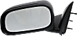 Driver Side Mirror, Manual Adjust, Manual Folding, Non-Heated, Textured Black, No Signal Light, No Memory, No Puddle Light, No Auto-Dimming, No Blind Spot Feature