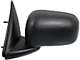 Driver Side Mirror, Manual Adjust, Manual Folding, Non-Heated, Textured Black, No Signal Light, No Memory, No Puddle Light, No Auto-Dimming, No Blind Spot Feature