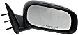 Passenger Side Mirror, Manual Adjust, Manual Folding, Non-Heated, Textured Black, No Signal Light, No Memory, No Puddle Light, No Auto-Dimming, No Blind Spot Feature