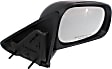 Passenger Side Mirror, Manual Adjust, Manual Folding, Non-Heated, Textured Black, No Signal Light, No Memory, No Puddle Light, No Auto-Dimming, No Blind Spot Feature