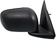 Passenger Side Mirror, Manual Adjust, Manual Folding, Non-Heated, Textured Black, No Signal Light, No Memory, No Puddle Light, No Auto-Dimming, No Blind Spot Feature