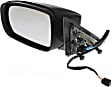Driver Side Mirror, Power, Manual Folding, Non-Heated, Paintable, No Signal Light, No Memory, No Puddle Light, No Auto-Dimming, No Blind Spot Feature