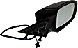 Passenger Side Mirror, Power, Manual Folding, Non-Heated, Paintable, No Signal Light, No Memory, No Puddle Light, No Auto-Dimming, No Blind Spot Feature