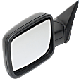 2017 Ram 1500 Tradesman 6 Cyl 3.6L - Driver Side Mirror, Power, Heated, Textured Black, Manual Folding, No Signal Light, No Blind Spot Feature, No Memory, No Puddle Light, No Auto-Dimming, With Temperature Sensor, For Models Without Towing Package