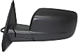 2017 Ram 1500 Tradesman 6 Cyl 3.6L - Driver Side Mirror, Power, Heated, Textured Black, Manual Folding, No Signal Light, No Blind Spot Feature, No Memory, No Puddle Light, No Auto-Dimming, With Temperature Sensor, For Models Without Towing Package