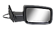 Passenger Side Mirror, Power Adjust, Heated, Manual Folding, Textured Black, No Signal Light, No Memory, No Puddle Light, No Auto-Dimming, No Blind Spot Feature