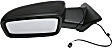 2019 Ram 1500 Classic - Driver Side Mirror, Manual Adjust, Non-Heated, Textured Black, Manual Folding, No Signal Light, No Blind Spot Feature, No Memory, No Puddle Light, No Auto-Dimming, With Temperature Sensor, For Models Without Towing Package