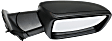 Passenger Side Mirror, Manual Adjust, Non-Heated, Manual Folding, Textured Black, No Signal Light, No Memory, No Puddle Light, No Auto-Dimming, No Blind Spot Feature