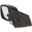 Driver Side Mirror, Power Adjust, Manual Folding, Heated, Paintable, No Signal Light, Memory, Puddle Light, Auto-Dimming, and Blind Spot Feature, For Models Without One Touch Feature