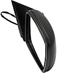 Passenger Side Mirror, Power Adjust, Manual Folding, Heated, Paintable, No Signal Light, No Memory, No Puddle Light, No Auto-Dimming, No Blind Spot Feature