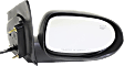 Passenger Side Mirror, Power, Non-Folding, Heated, Textured Black, No Signal Light, No Memory, No Puddle Light, No Auto-Dimming, No Blind Spot Feature