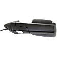 Driver Side Towing Mirror, Power, Heated, Manual Folding, Textured Black, In-housing Signal Light, No Memory, With Puddle Light, With Blind Spot Glass, With Outside Air Temperature Sensor