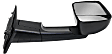 2011-2018 Ram 1500 - Passenger Side Towing Mirror, Manual Adjust, Non-Heated, Manual Folding, Textured Black, No Signal Light, No Memory, No Puddle Light, With Blind Spot Glass, With Temperature Sensor