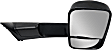 2011-2018 Ram 1500 - Passenger Side Towing Mirror, Manual Adjust, Non-Heated, Manual Folding, Textured Black, No Signal Light, No Memory, No Puddle Light, With Blind Spot Glass, With Temperature Sensor