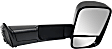 2011-2018 Ram 1500 - Passenger Side Towing Mirror, Manual Adjust, Non-Heated, Manual Folding, Textured Black, No Signal Light, No Memory, No Puddle Light, With Blind Spot Glass, With Temperature Sensor