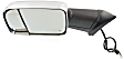 Driver Side Towing Mirror, Power Adjust, Heated, Manual Folding, Chrome, In-housing Signal Light, With Memory, With Puddle Light, With Blind Spot Glass, With Temperature Sensor
