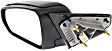 Driver Side Mirror, Power, Manual Folding, Heated, Paintable, No Signal Light, No Memory, No Puddle Light, No Auto-Dimming, No Blind Spot Feature