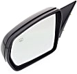 Driver Side Mirror, Power, Manual Folding, Heated, Paintable, No Signal Light, No Memory, No Puddle Light, No Auto-Dimming, No Blind Spot Feature