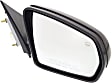 Passenger Side Mirror, Power, Manual Folding, Heated, Paintable, No Signal Light, No Memory, No Puddle Light, No Auto-Dimming, No Blind Spot Feature