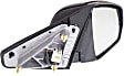 Passenger Side Mirror, Power, Manual Folding, Heated, Paintable, No Signal Light, No Memory, No Puddle Light, No Auto-Dimming, No Blind Spot Feature