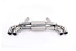 D660-0079-BLK Axle-Back Exhaust System, 4.4L, 8Cyl, Made of Stainless Steel, Performance Series