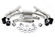 D660-0090-BLK Axle-Back Exhaust System, 4.4L, 8Cyl, Made of Stainless Steel, Performance Series