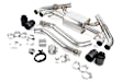 D660-0098-BLK Axle-Back Exhaust System, 3.0L, 6Cyl, Made of Stainless Steel, Performance Series