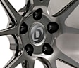 D750-0091-GA1R-SGM Aluminum Gunmetal Wheel, X