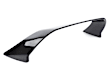 D980-0039 Spoiler, Black, Carbon Fiber, Automotive grade tape, Drilling not required, Sold Individually