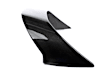 D980-0039 Spoiler, Black, Carbon Fiber, Automotive grade tape, Drilling not required, Sold Individually