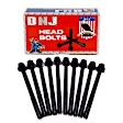 HBK297 DNJ Cylinder Head Bolt Cylinder Head Bolt, Set of 10