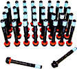 1999 Chevrolet P30 - Cylinder Head Bolt, 8 Cyl 6.5L, VIN F, Turbocharged, OHV Engine, DIESEL, 16 Valve