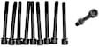 HBK530 DNJ Cylinder Head Bolt Cylinder Head Bolt, Set of 10