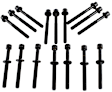 HBK662 DNJ Cylinder Head Bolt Cylinder Head Bolt, Set of 16