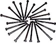 HBK972 DNJ Cylinder Head Bolt Cylinder Head Bolt, Set of 20