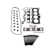 HGB168 Cylinder Head Gasket, 2.4L, 4Cyl