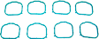 IG3164 OE Replacement Series Intake Manifold Gasket - Set