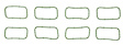 2010 Chevrolet Camaro - Intake Manifold Gasket, 8 Cyl 6.2L, Eng. Designation: L99, OHV, 16 Valve, Intake, Manifold, To Cylinder Head
