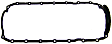 PG1142 Oil Pan Gasket - Rubber, Direct Fit, Sold Individually