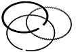 PR216 Piston Ring Set - Direct Fit, Set