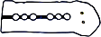 2006 Pontiac Vibe - Valve Cover Gasket, enginedesignationname : 1ZZ-FE, EngineVin : 8, DOHC, 16 Valve, With Spark Plug Tube Seals And Grommets If Required, 4 Cyl 1.8L